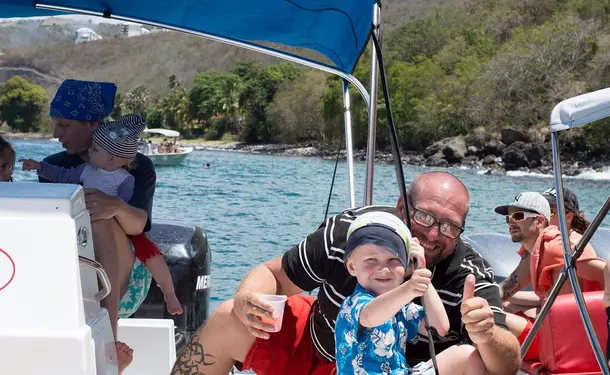 Matinée sur la côte caraïbe avec les dauphins
