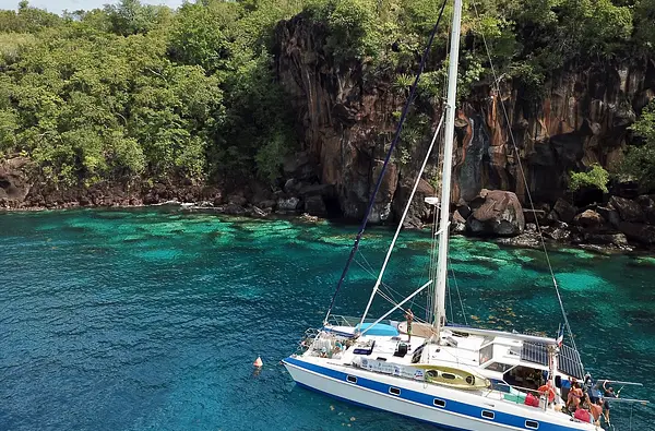 Journée catamaran en petit comité avec les tortues