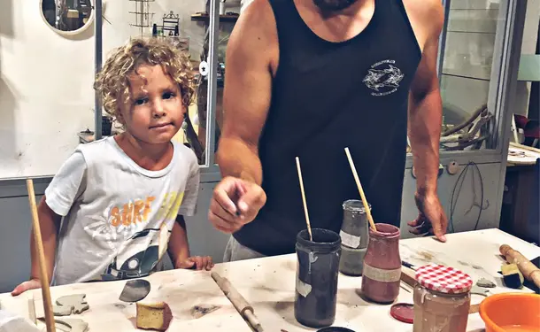 Creative ceramic workshop