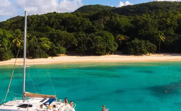 Tropical Escape on a Catamaran in Marie-Galante
