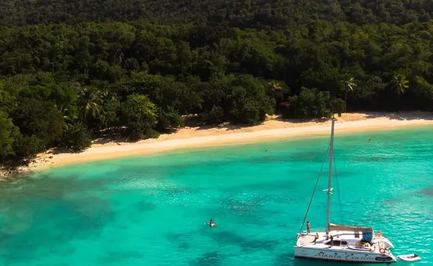 Tropical Escape on a Catamaran in Marie-Galante