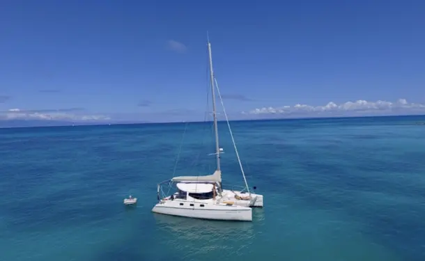 Catamaran getaway in Grand Cul de Sac