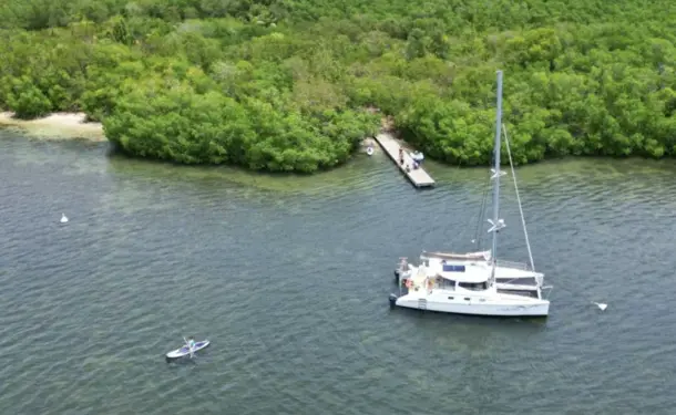 Catamaran getaway in Grand Cul de Sac