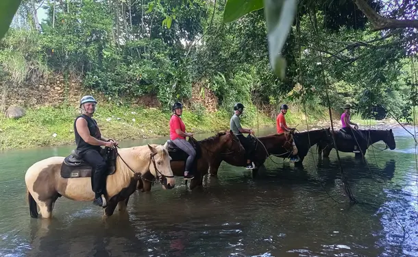 Horse & river for an enchanted ride