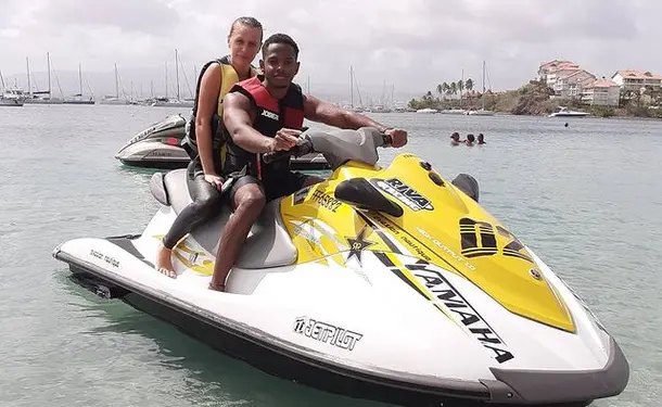 Le rocher du Diamant et ses alentours en jet ski