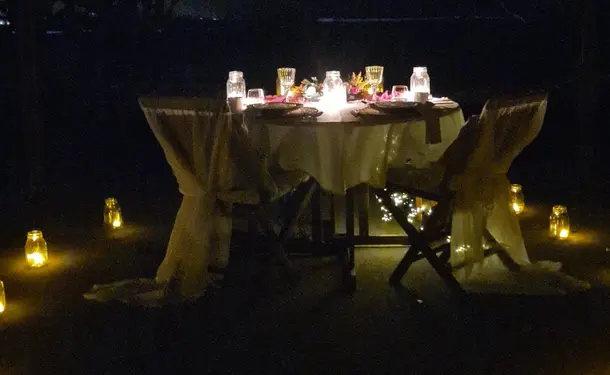 Dîner d'exception au clair de lune (chef & service à table)