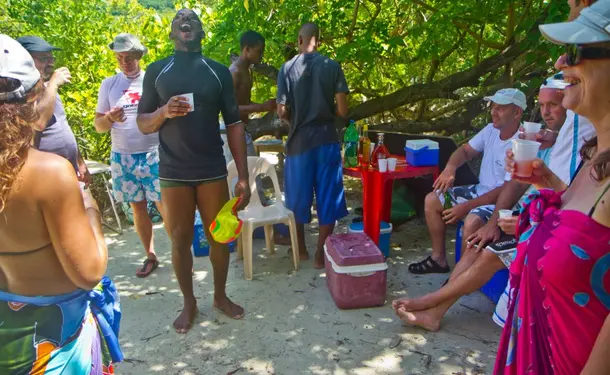 Full day boat trip on the east coast of the island