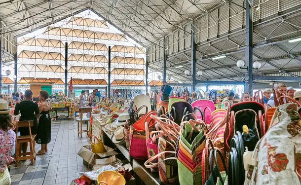 Le marché couvert de Fort-de-France