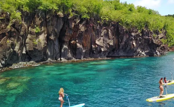 Découverte des criques insolites de Grande anse en paddle !