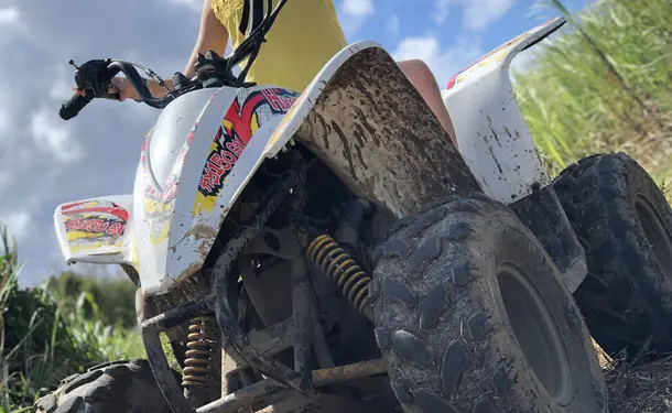 Tropical quad adventure off the beaten track