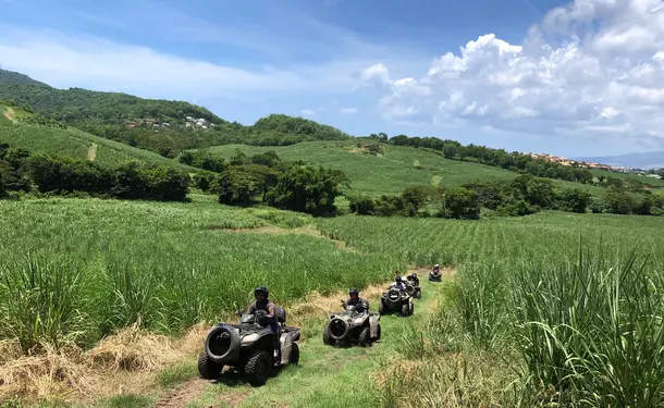 Tropical quad adventure off the beaten track