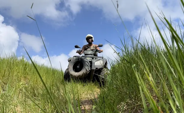 Tropical quad adventure off the beaten track