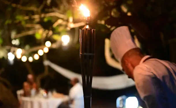 Exceptional dinner in the moonlight
