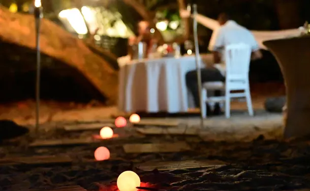 Exceptional dinner in the moonlight