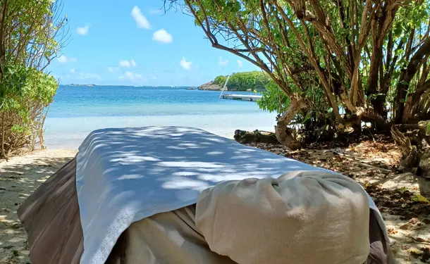 Journée détente & massage (duo) sur l'îlet Chevalier