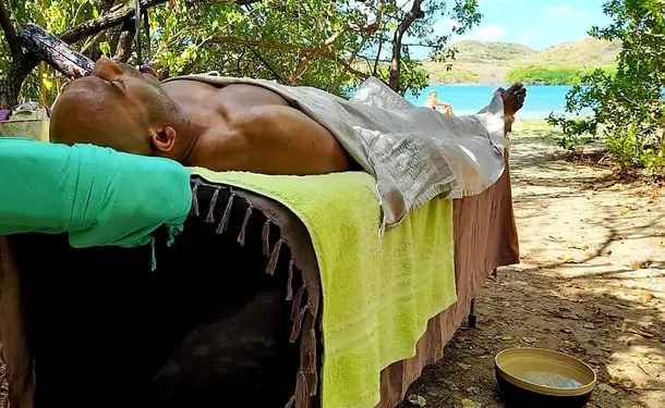 Journée détente & massage (duo) sur l'îlet Chevalier