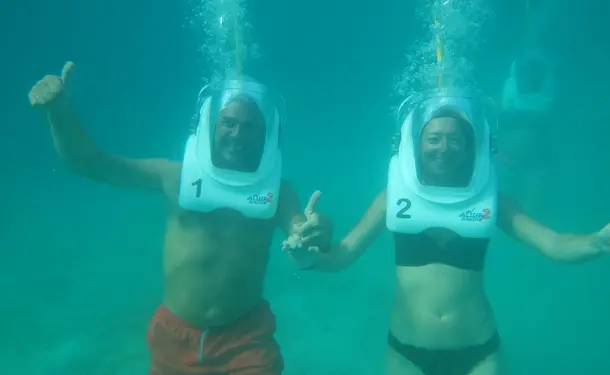 Marcher sous l'eau ? Une excursion hors du commun !