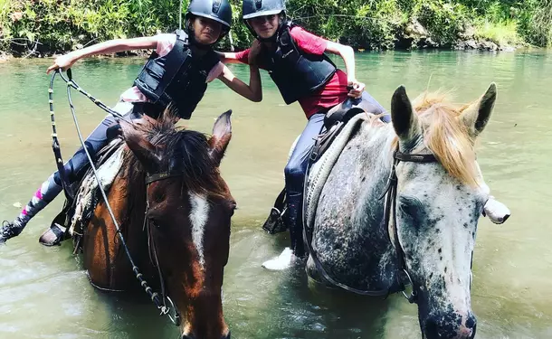 Horse & river for an enchanted ride