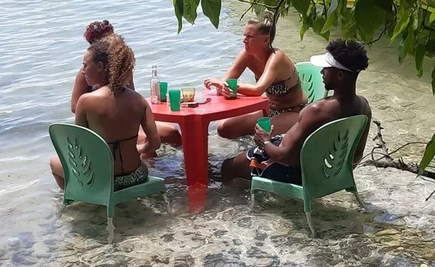 Discovery day at Josephine's Bathtub