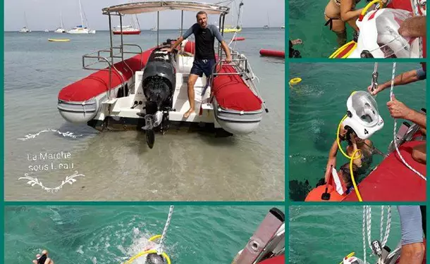 Walking underwater? A very special excursion!