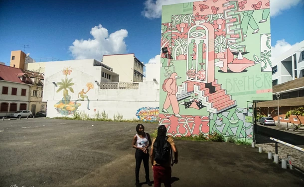Street Art Tour in the heart of Fort-de-france