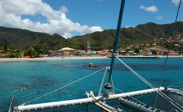 Afternoon catamaran in the south of the island