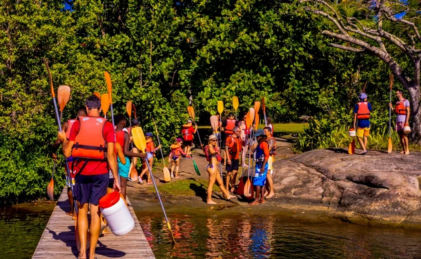 Petite randonnée guidée en Kayak dans la mangrove des Trois-Ilets