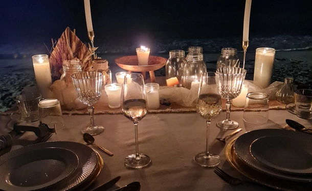 Exceptional moonlight dinner (chef & table service)