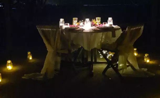 Dîner d'exception au clair de lune (chef & service à table)