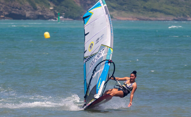 Funboard dans la baie du Vauclin