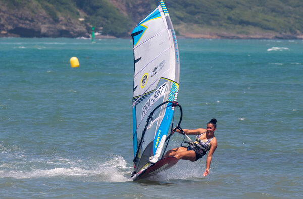 Funboard dans la baie du Vauclin