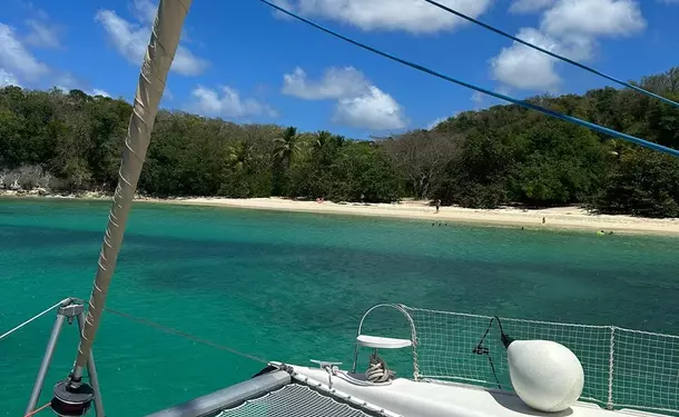 Tropical Escape on a Catamaran in Marie-Galante