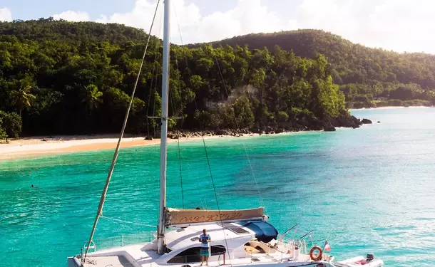 Tropical Escape on a Catamaran in Marie-Galante