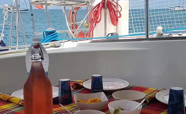 Tropical Escape on a Catamaran in Marie-Galante