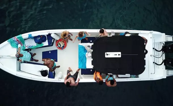 Swimming with the turtles and discovering the coastline