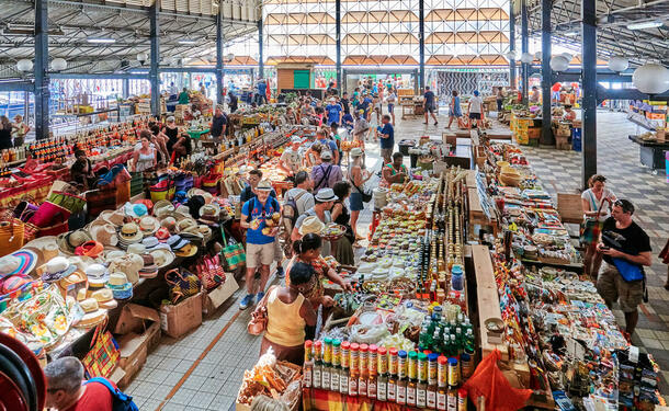 Le marché couvert de Fort-de-France