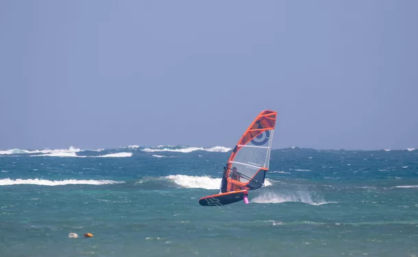 Windfoil dans la baie du Vauclin