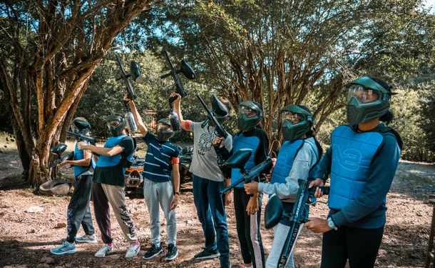 PaintBall in the nature of Anses d'Arlet