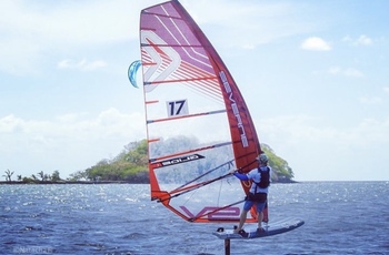 Windsurfing in the south of Martinique