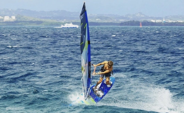 Windsurf  (Planche à voile) dans le sud de la Martinique