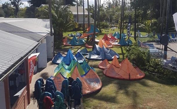 Windsurf  (Planche à voile) dans le sud de la Martinique