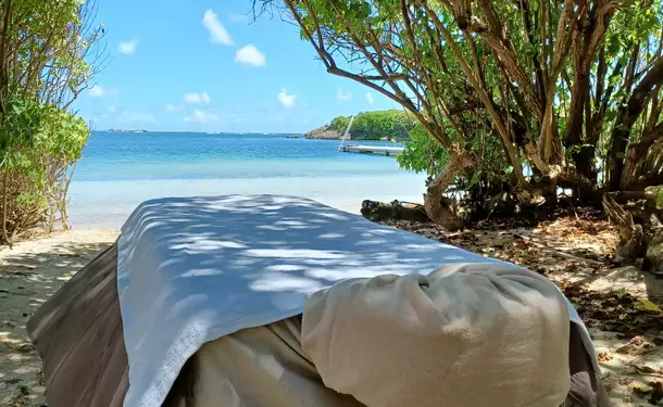 Journée détente & massage (duo) sur l'îlet Chevalier