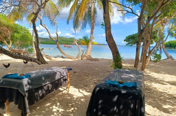 Journée détente & massage (duo) sur l'îlet Chevalier