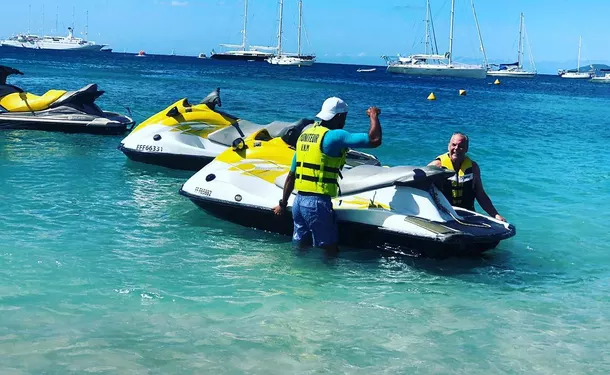 Le rocher du Diamant et ses alentours en jet ski
