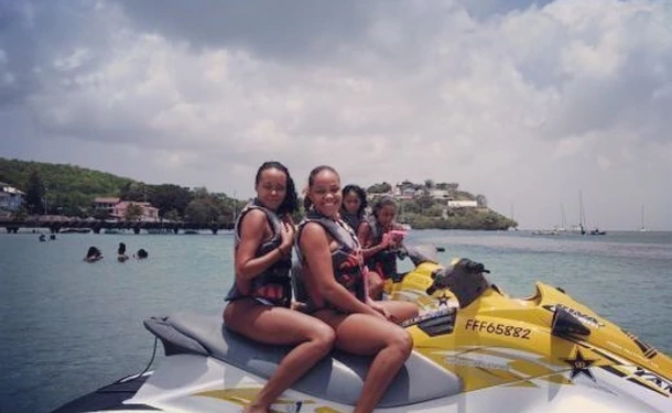 The Diamond Rock and its surroundings by jet ski