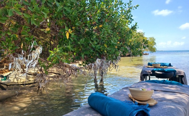 Journée détente & massage (duo) sur l'îlet Chevalier