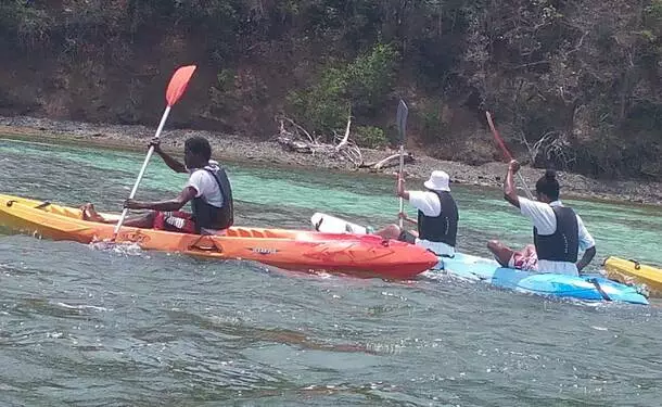 Balade en kayak à l'îlet Chancel et la mangrove
